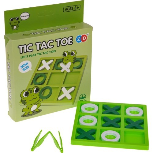 Tic Tac Toe Logic Game Frog Version