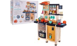 Kitchen Kitchenette with Light and Sound Function 65 pcs. Blue