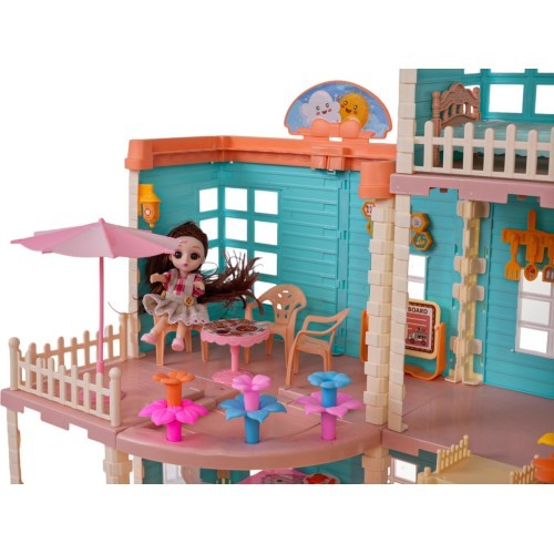 Villa with Light and Water Function + Accessories