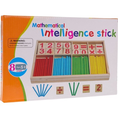 Medinis matematikos žaidimas su pagaliukais