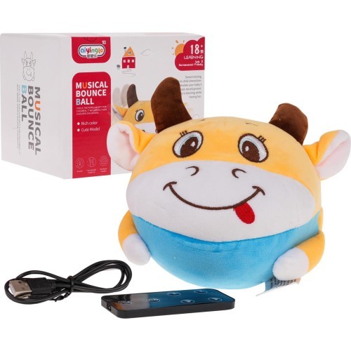 Cheerful Jumping Cow with Light and Sound Function