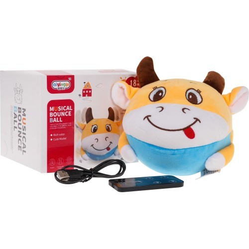 Cheerful Jumping Cow with Light and Sound Function