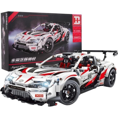 Super Car GT86 White Brick Set