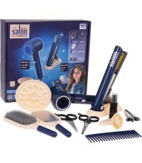 MEGA Set for a Little Hairdresser Blue + Accessories
