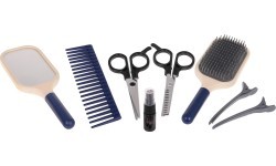 MEGA Set for a Little Hairdresser Blue + Accessories