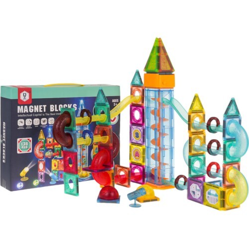 Magnetic Blocks with Light 134pcs.