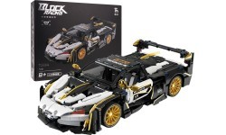 Sports Car Brick Set White/Black 1242pcs.