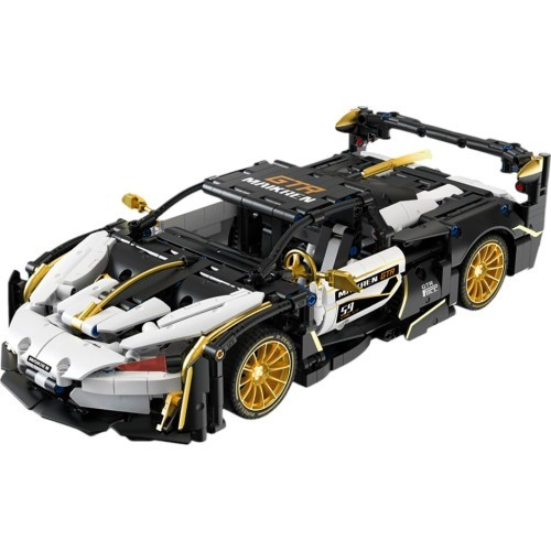 Sports Car Brick Set White/Black 1242pcs.