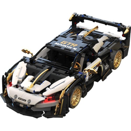 Sports Car Brick Set White/Black 1242pcs.