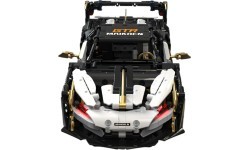 Konstruktorius sportinis automobilis, baltas/juodas, 1242 dalys