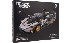 Sports Car Brick Set White/Black 1242pcs.