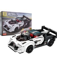 Sports Car White R/C Brick Set