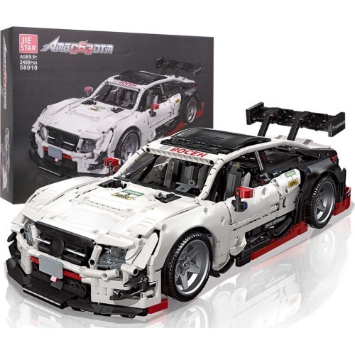 Sportinio automobilio konstruktorius, baltas, 2489 detalės
