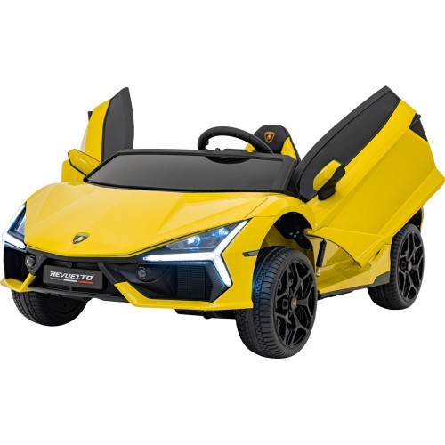 Электромобиль Lamborghini Revuelto XL, жёлтый