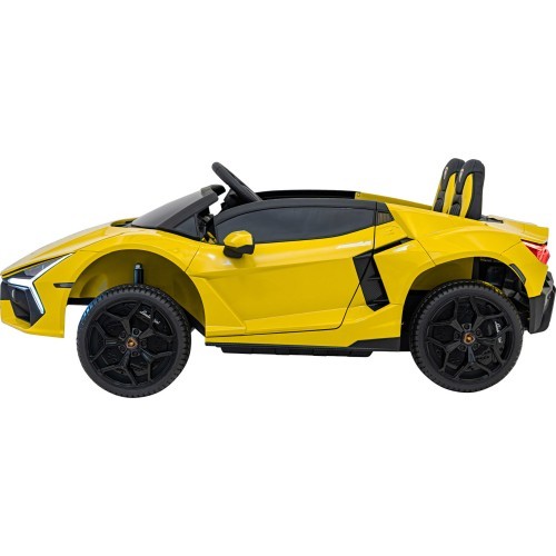 Elektromobilis Lamborghini Revuelto XL, geltonas