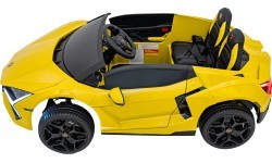 Elektromobilis Lamborghini Revuelto XL, geltonas