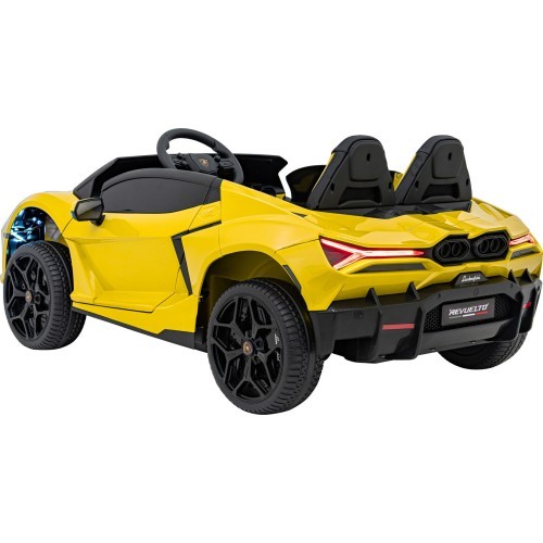 Электромобиль Lamborghini Revuelto XL, жёлтый