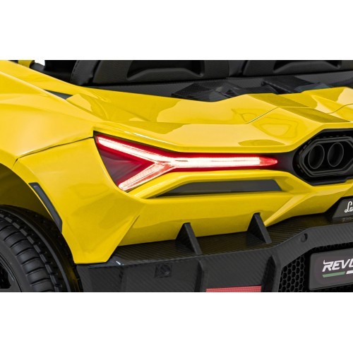 Электромобиль Lamborghini Revuelto XL, жёлтый