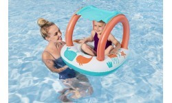 Life Water Pontoon with Roof 84x67 cm BESTWAY