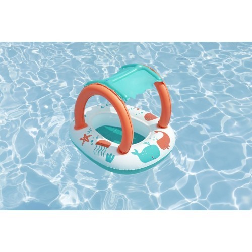 Life Water Pontoon with Roof 84x67 cm BESTWAY
