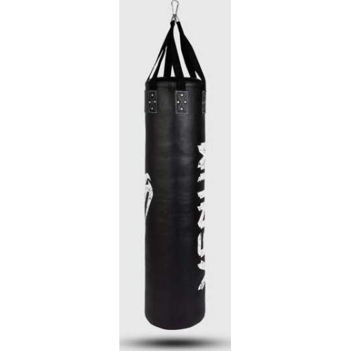 Боксёрский мешок Venum Challenger Heavy Bag с потолочным крюком, чёрно-белый, наполненный, 150 см