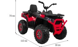 Quad ATV Desert Red