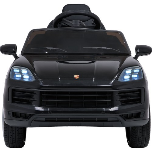 Elektromobilis Porsche Cayenne, juodas
