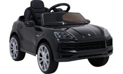 Elektromobilis Porsche Cayenne, juodas