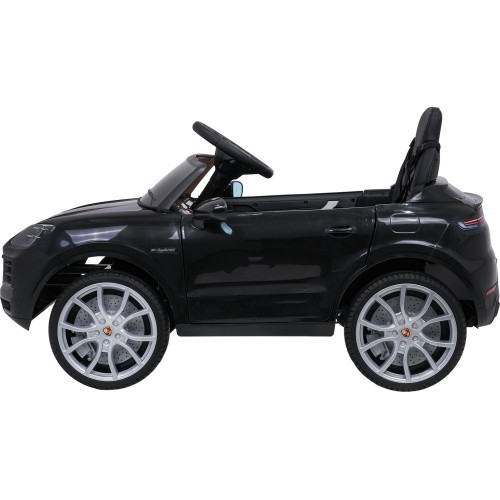 Elektromobilis Porsche Cayenne, juodas