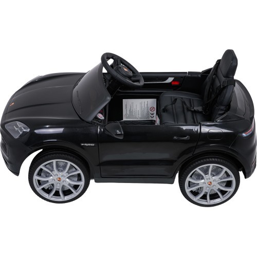 Elektromobilis Porsche Cayenne, juodas