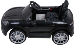 Elektromobilis Porsche Cayenne, juodas
