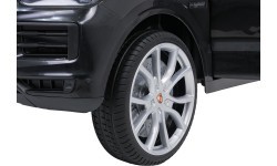 Elektromobilis Porsche Cayenne, juodas