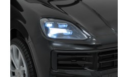 Elektromobilis Porsche Cayenne, juodas
