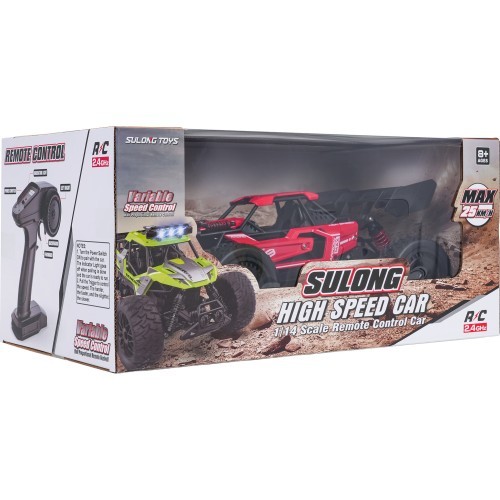 Automodelis Crawler 1:14 ARROW, raudonas