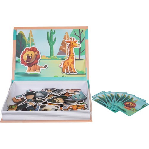 Магнитный пазл с книжкой «Сафари»