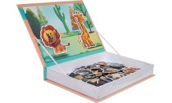 Magnetic Puzzle + Safari Book