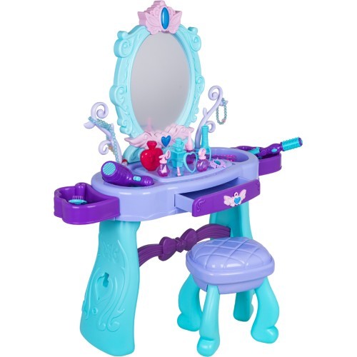 Magiškas princesės tualetinis staliukas, violetinis