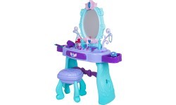 Magiškas princesės tualetinis staliukas, violetinis