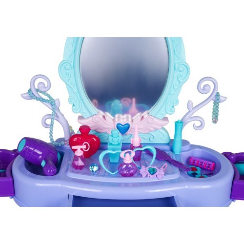 Magiškas princesės tualetinis staliukas, violetinis