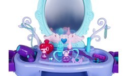 Magiškas princesės tualetinis staliukas, violetinis