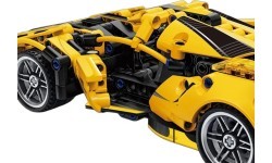 Конструктор спортивный автомобиль, жёлтый, 422 детали