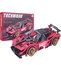 Konstruktorius Sportinis automobilis, raudonas, 482 detalės