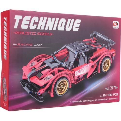 Sports Car Red Blocks 482 pcs.