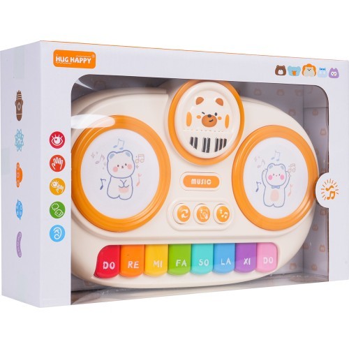 Keyboard + Touch Drums Teddy Bear