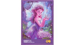 Dėlionė 100 dalių, violetinė fėja