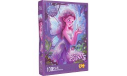 Пазл 100 деталей, фиолетовая фея