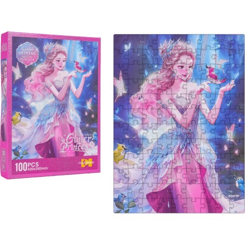Puzzle Set 100pcs. Princess Pink