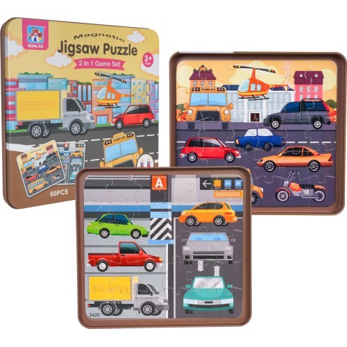 Magnetic Puzzle Set City