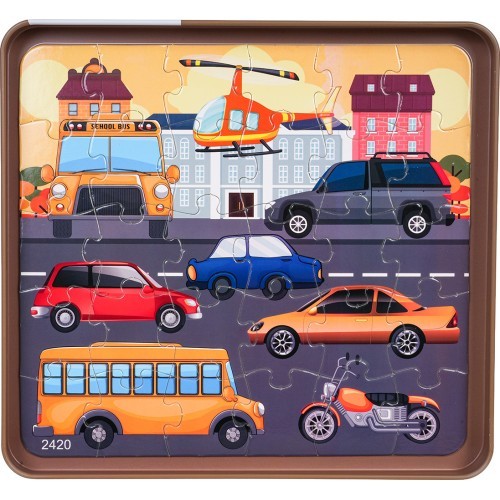 Magnetic Puzzle Set City