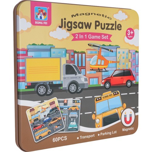 Magnetic Puzzle Set City